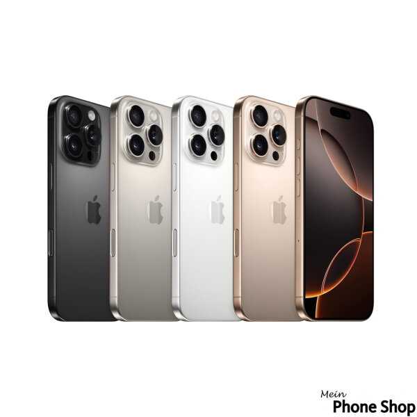 Apple iPhone 16 Pro Max - 256GB / 512GB / 1TB - Alle Farben - Ohne Simlock